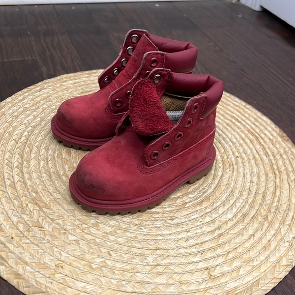 Timberland Kids Waterproof Combat Boots Size 5 - Picture 4 of 11